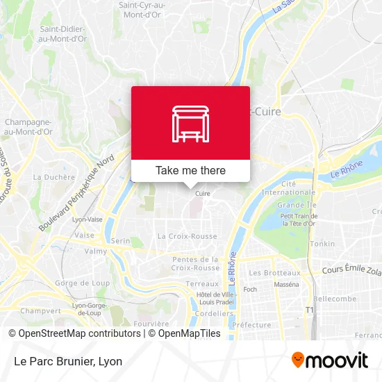 Le Parc Brunier map