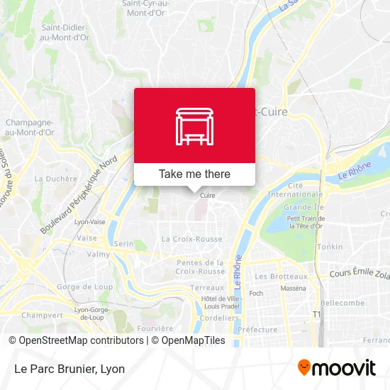 Le Parc Brunier map