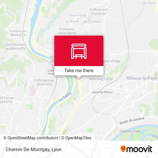 Chemin De Montgay map