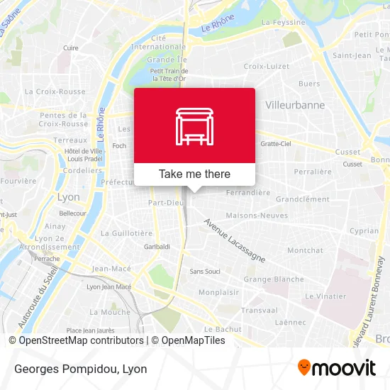 Georges Pompidou map