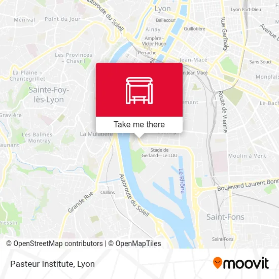Institut Pasteur map