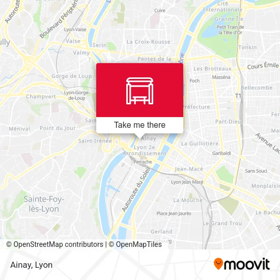 Ainay map