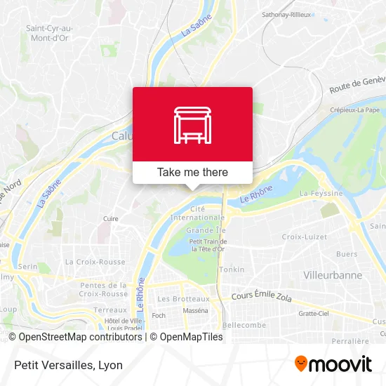 Petit Versailles map