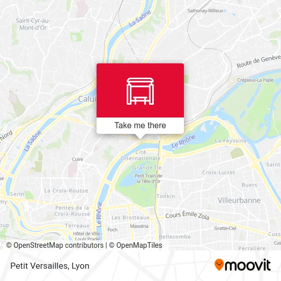 Petit Versailles map