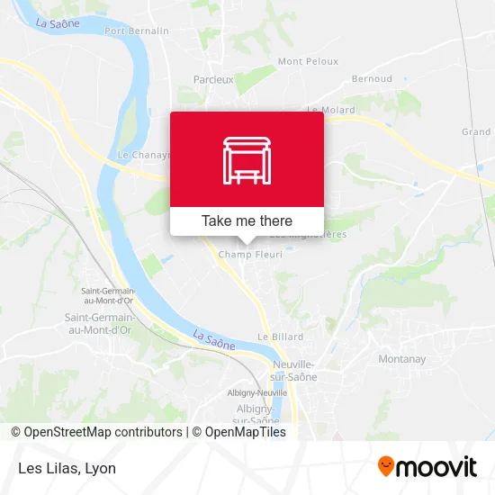 Les Lilas map
