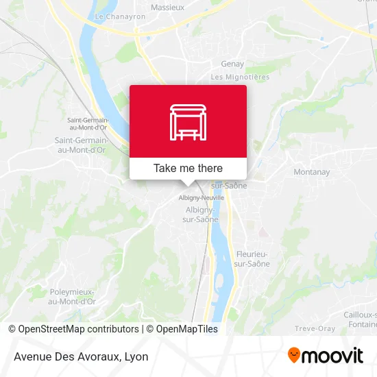 Avenue Des Avoraux map