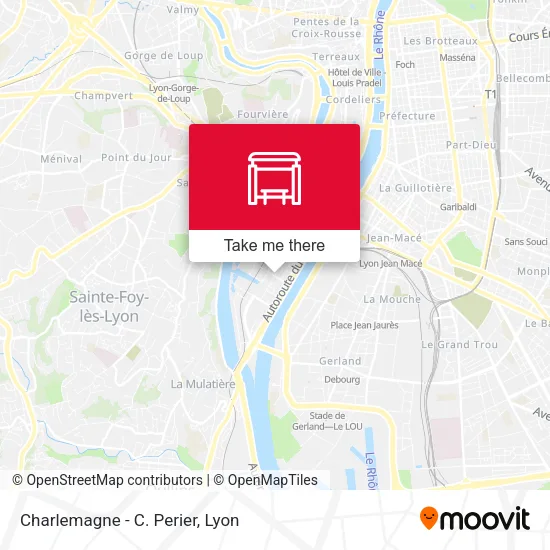 Charlemagne - C. Perier map