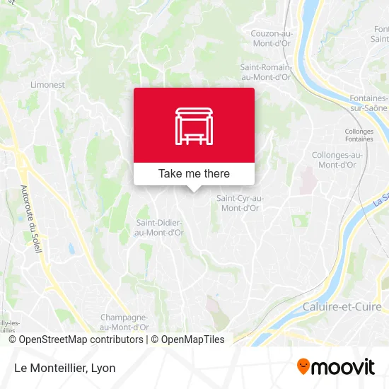 Le Monteillier map