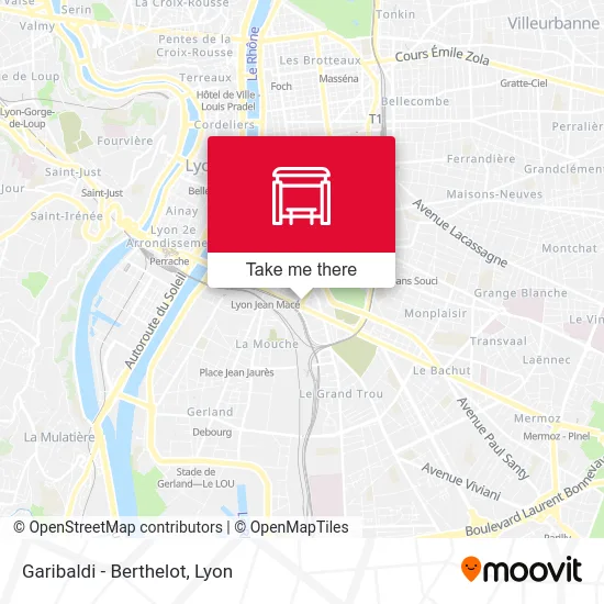 Garibaldi - Berthelot map