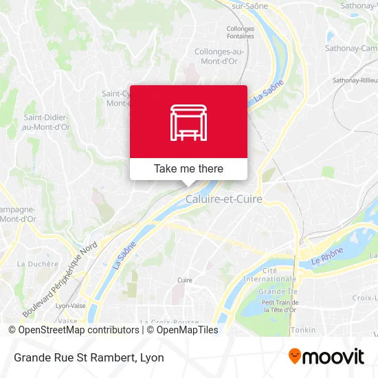 Grande Rue St Rambert map