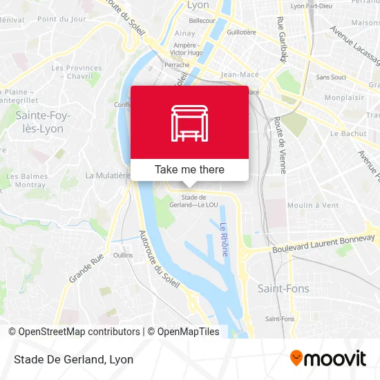 Stade De Gerland map