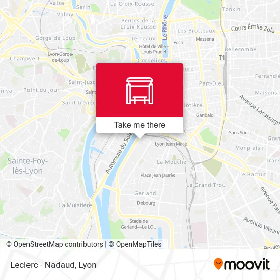 Leclerc - Nadaud map