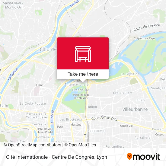 Cité Internationale - Centre De Congrès map