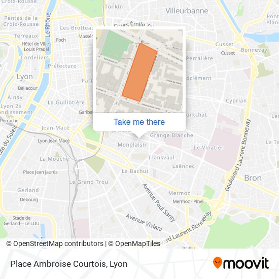 Mapa Place Ambroise Courtois