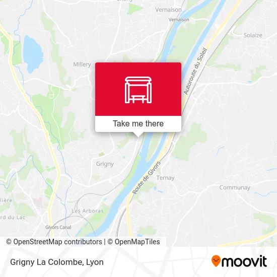 Grigny La Colombe map