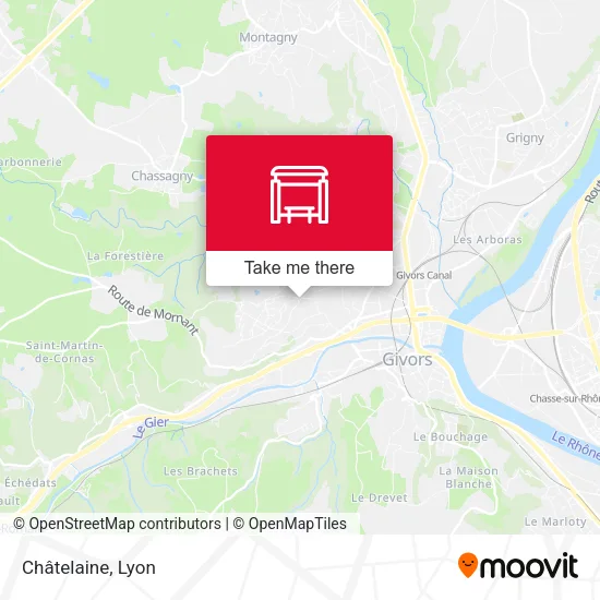 Châtelaine map