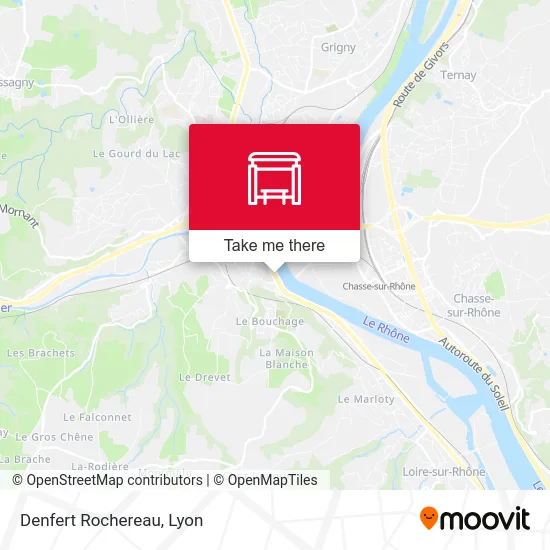 Denfert Rochereau map