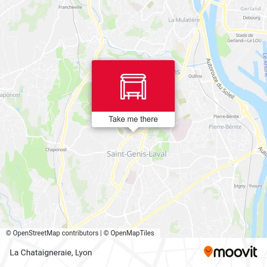 La Chataigneraie map