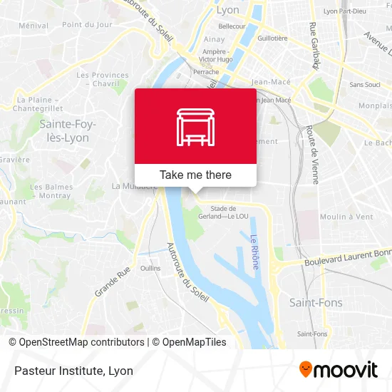 Institut Pasteur map