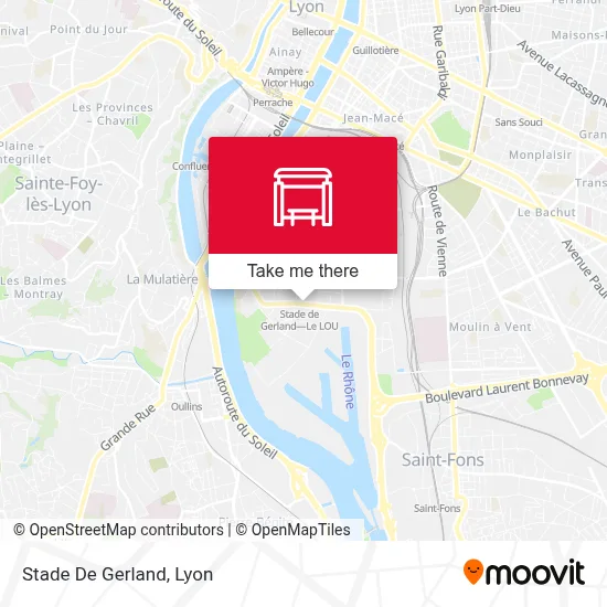 Stade De Gerland map