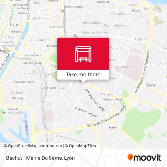 Bachut - Mairie Du 8ème map