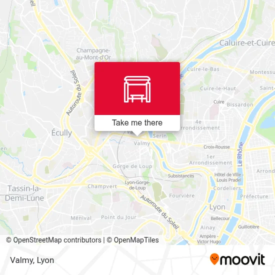 Mapa Valmy
