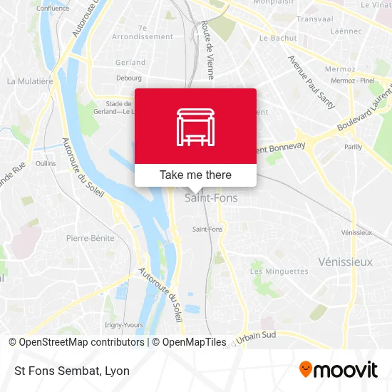 Mapa St Fons Sembat