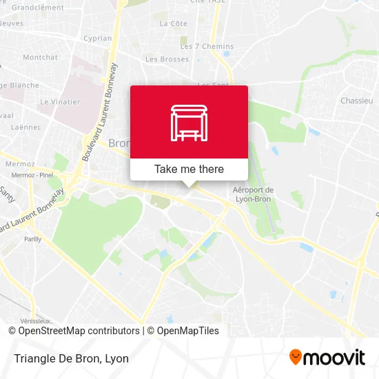 Triangle De Bron map