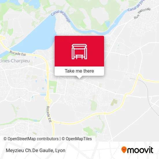 Meyzieu Ch.De Gaulle map