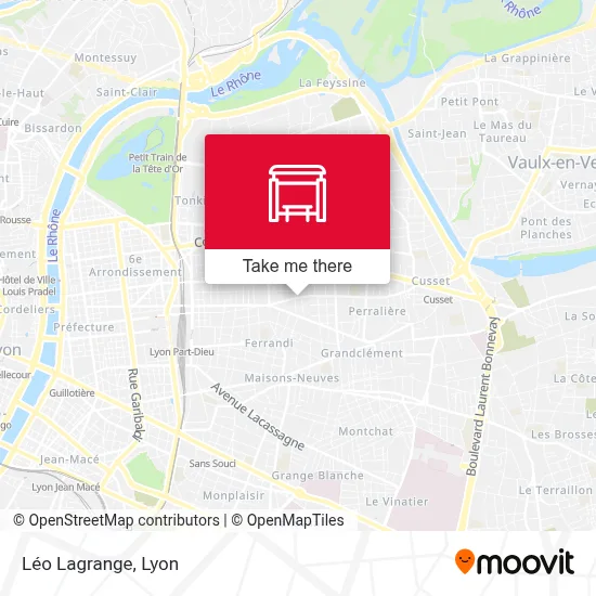 Léo Lagrange map