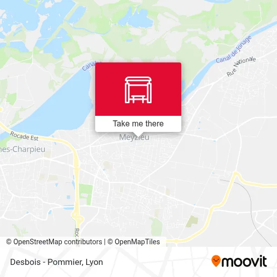 Desbois - Pommier map