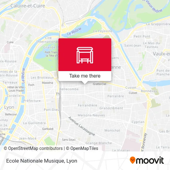 Ecole Nationale Musique map