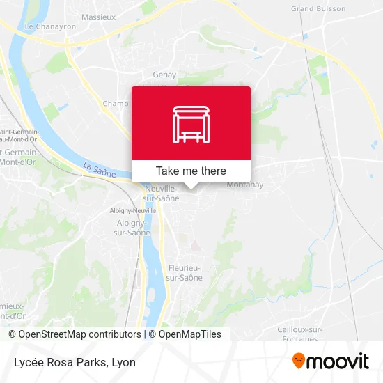 Lycée Rosa Parks map