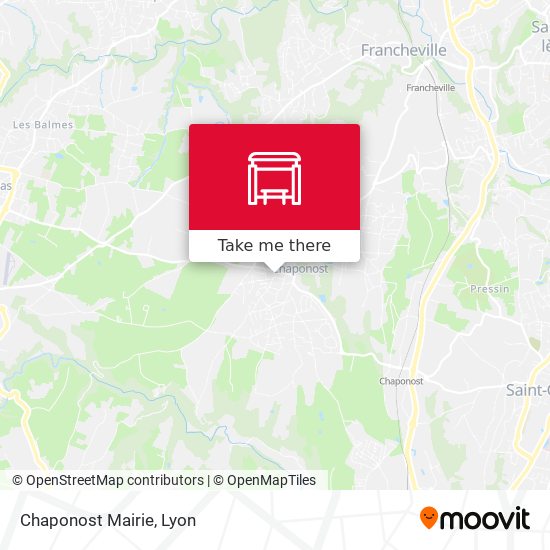 Chaponost Mairie map