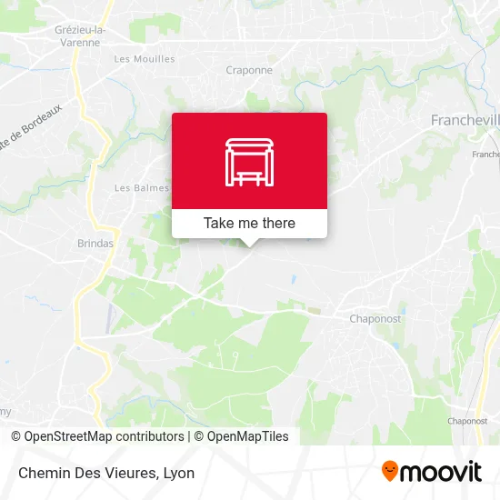 Chemin Des Vieures map