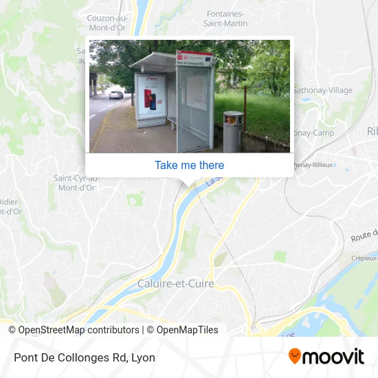 Pont De Collonges Rd map