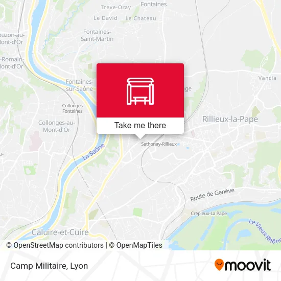 Camp Militaire map