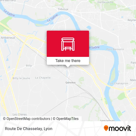 Route De Chasselay map