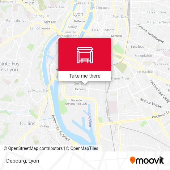 Debourg map