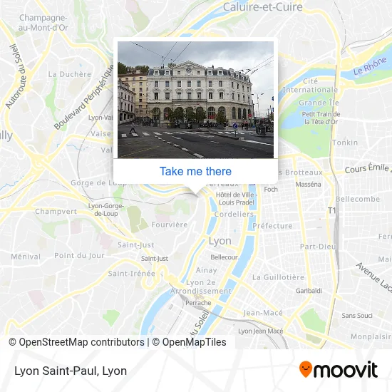 Lyon Saint-Paul map