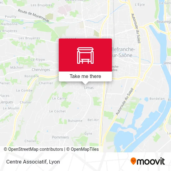 Centre Associatif map