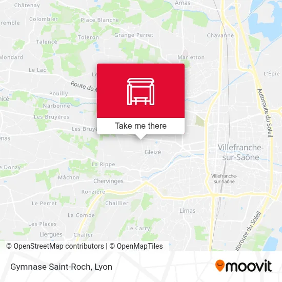 Gymnase Saint-Roch map