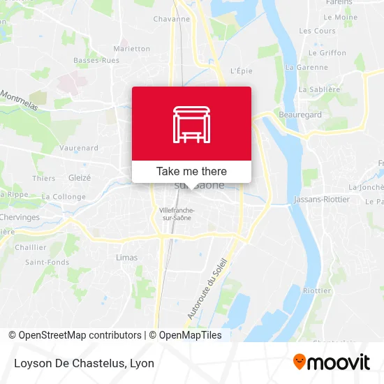 Loyson De Chastelus map