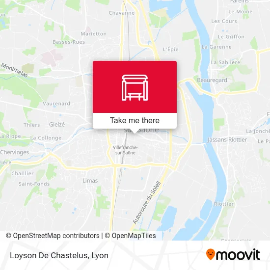 Loyson De Chastelus map
