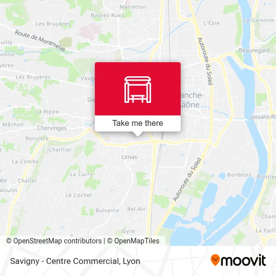 Savigny - Centre Commercial map