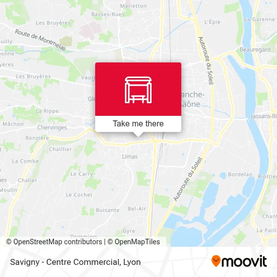 Savigny - Centre Commercial map