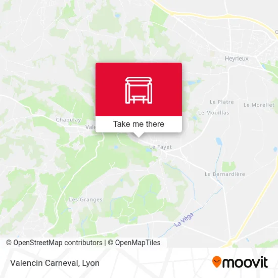 Valencin Carneval map