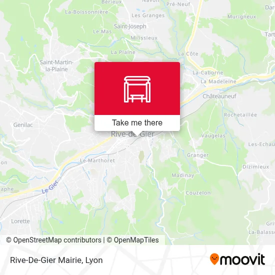 Rive-De-Gier Mairie map