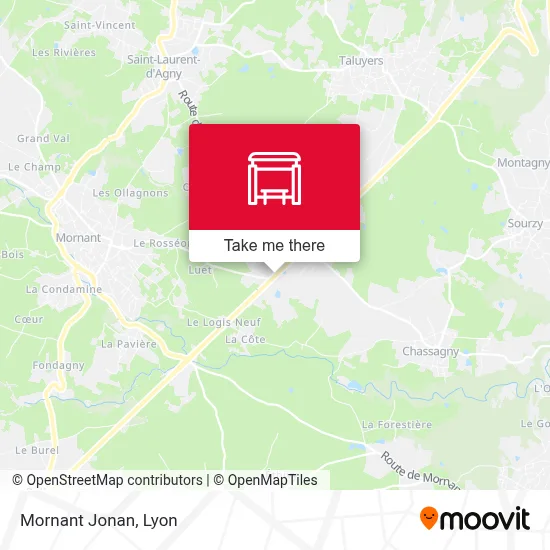 Mornant Jonan map