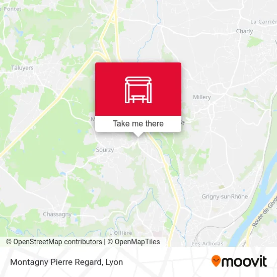 Montagny Pierre Regard map